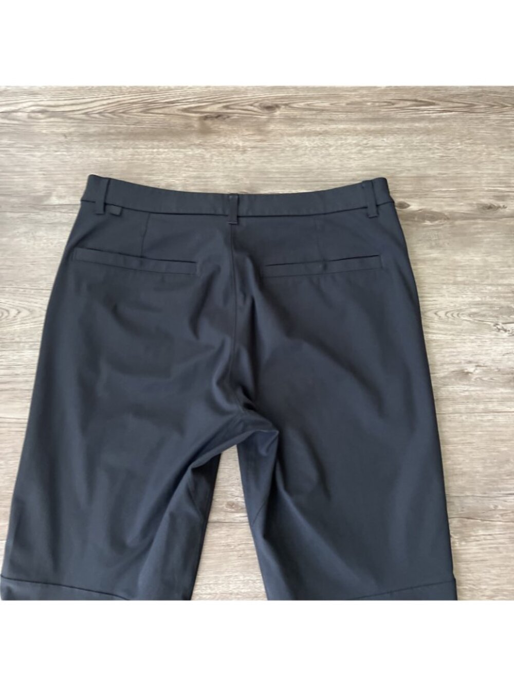 Lululemon Commission Pants Mens 32x29 Dark Gray Slim Fit Warpstream - Picture 12 of 16